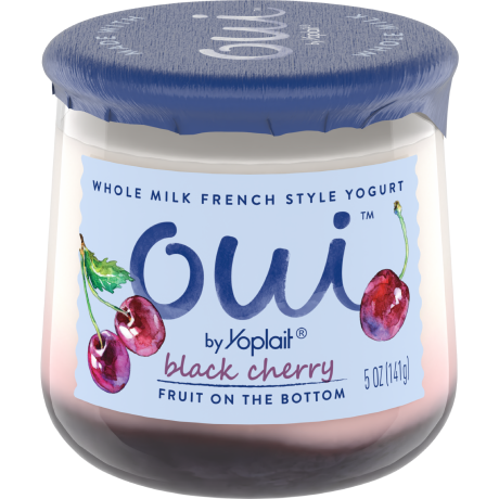 Black Cherry French Style Yogurt - Flavors - Oui by Yoplait