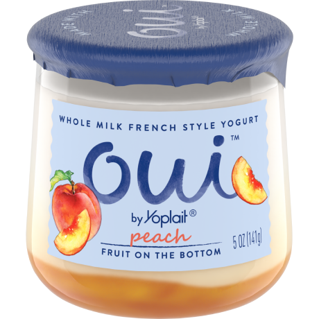 Peach French Style Yogurt - Flavors - Oui by Yoplait